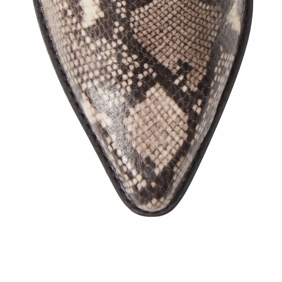 new Dolce Vita ㋛ Shanta Vegan Leather Boot Ankle Booties ㋛ Snakeskin Embossed ㋛ - Picture 8 of 17